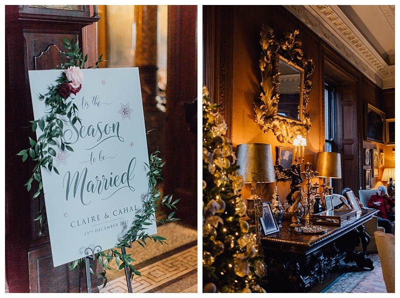 Claire and Cahal’s winter wedding at Castle Leslie - Tanya Colclough - Eden Photography