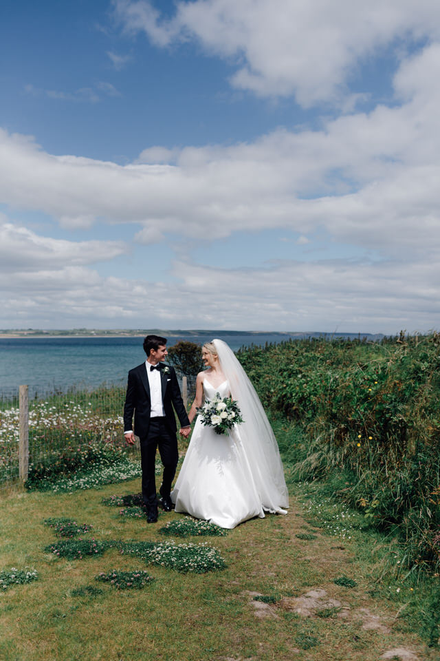 intimate castle wedding cork