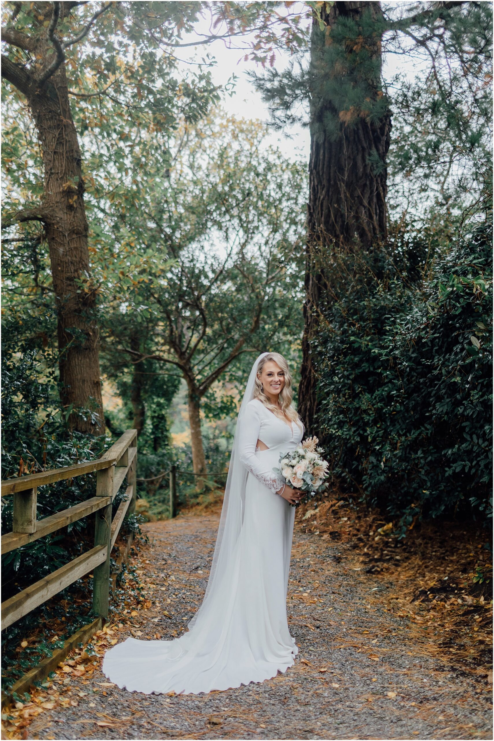 bride-in gardens-at-sheen-falls-lodge