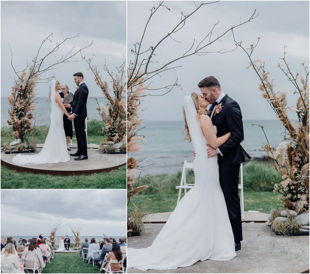 Beach-ceremony-at-Dunmore-house-hotel-west-cork