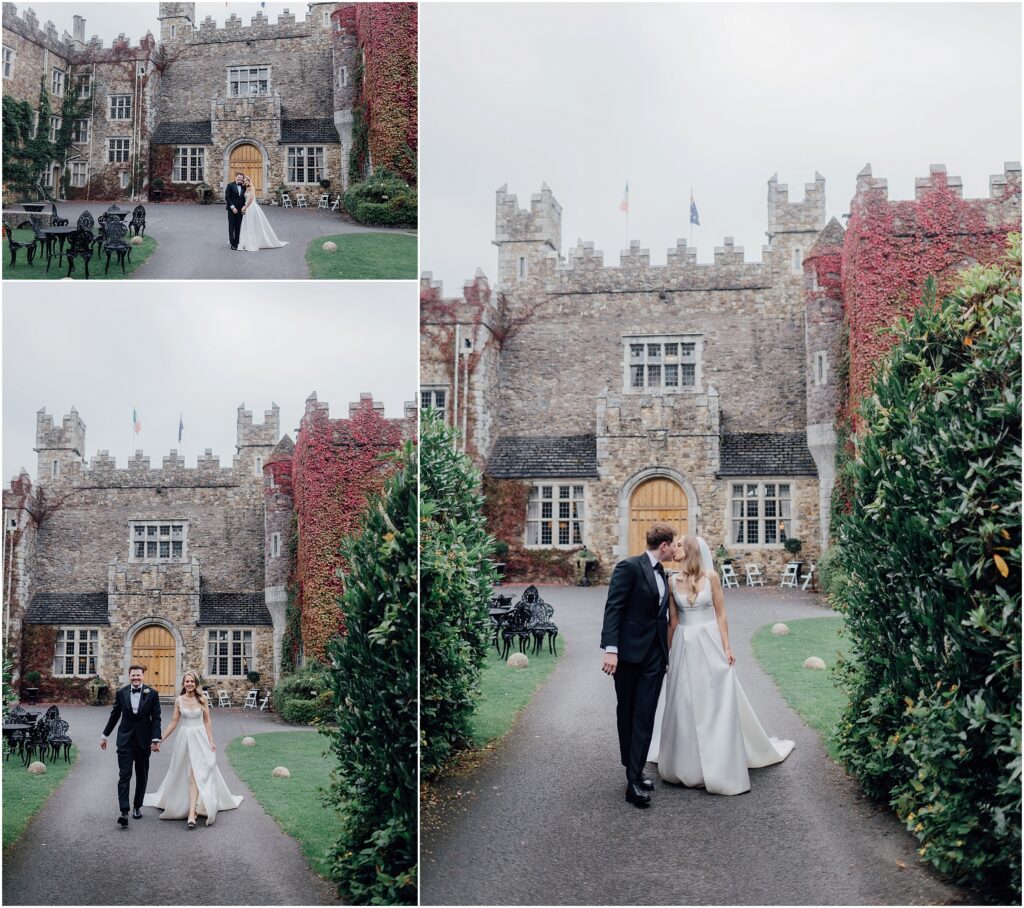 photos-in-front-of-irish-castle-wedding