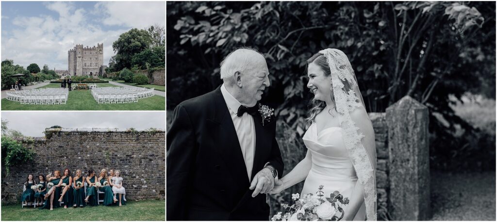 outdoor-ceremony-at-kilkea-castle-exclusive-wedding-venue-kildare