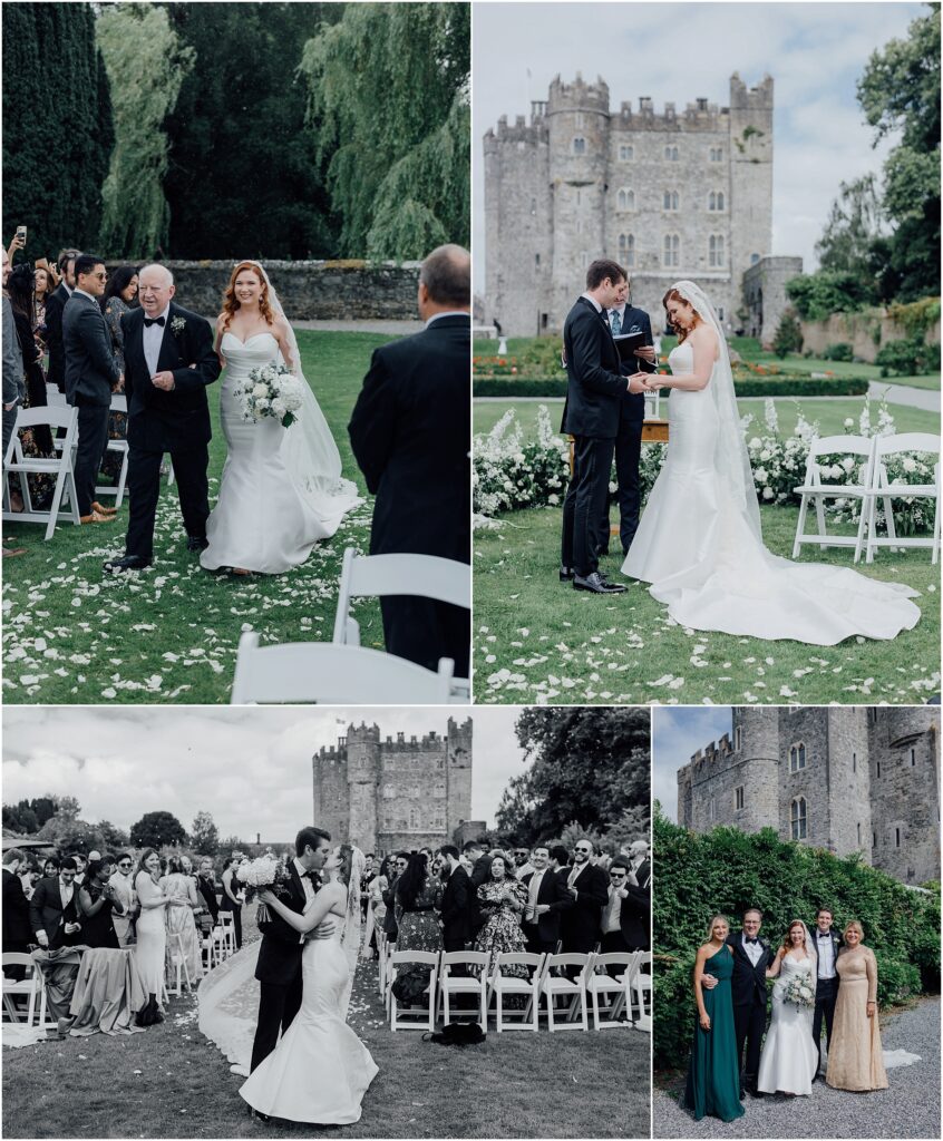 outdoor-ceremony-at-kilkea-castle-exclusive-wedding-venue-kildare